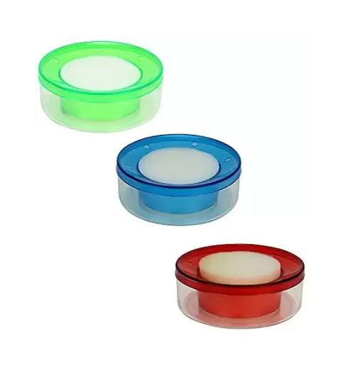 Sponge Damper Pad | Extra Storage Water Area | Currency Counter | Finger Wet Moistener | Counting Papers & Documents (Pack of 3)