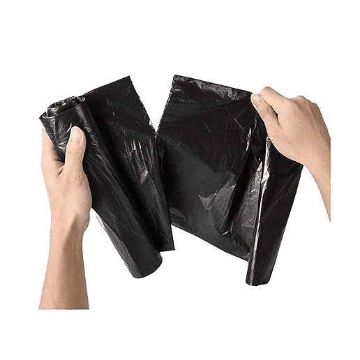 Home Small 120 Biodegradable Biodegradable Garbage Bags|Plastic Dustbin Bags|Trash Bags For Kitchen, Office, Warehouse, Pantry or Washroom (Black) - Image 2