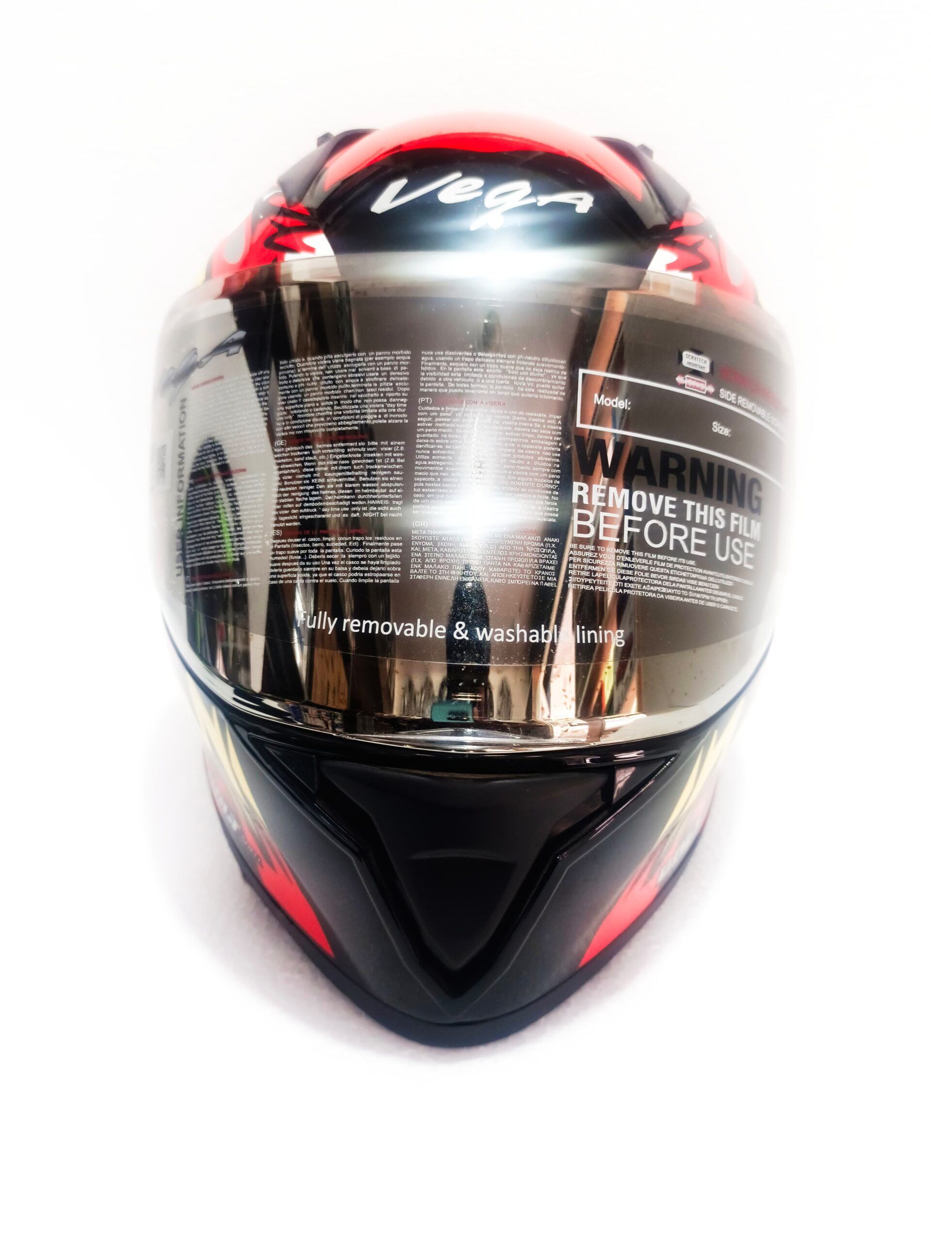 Vega Helmet- Red