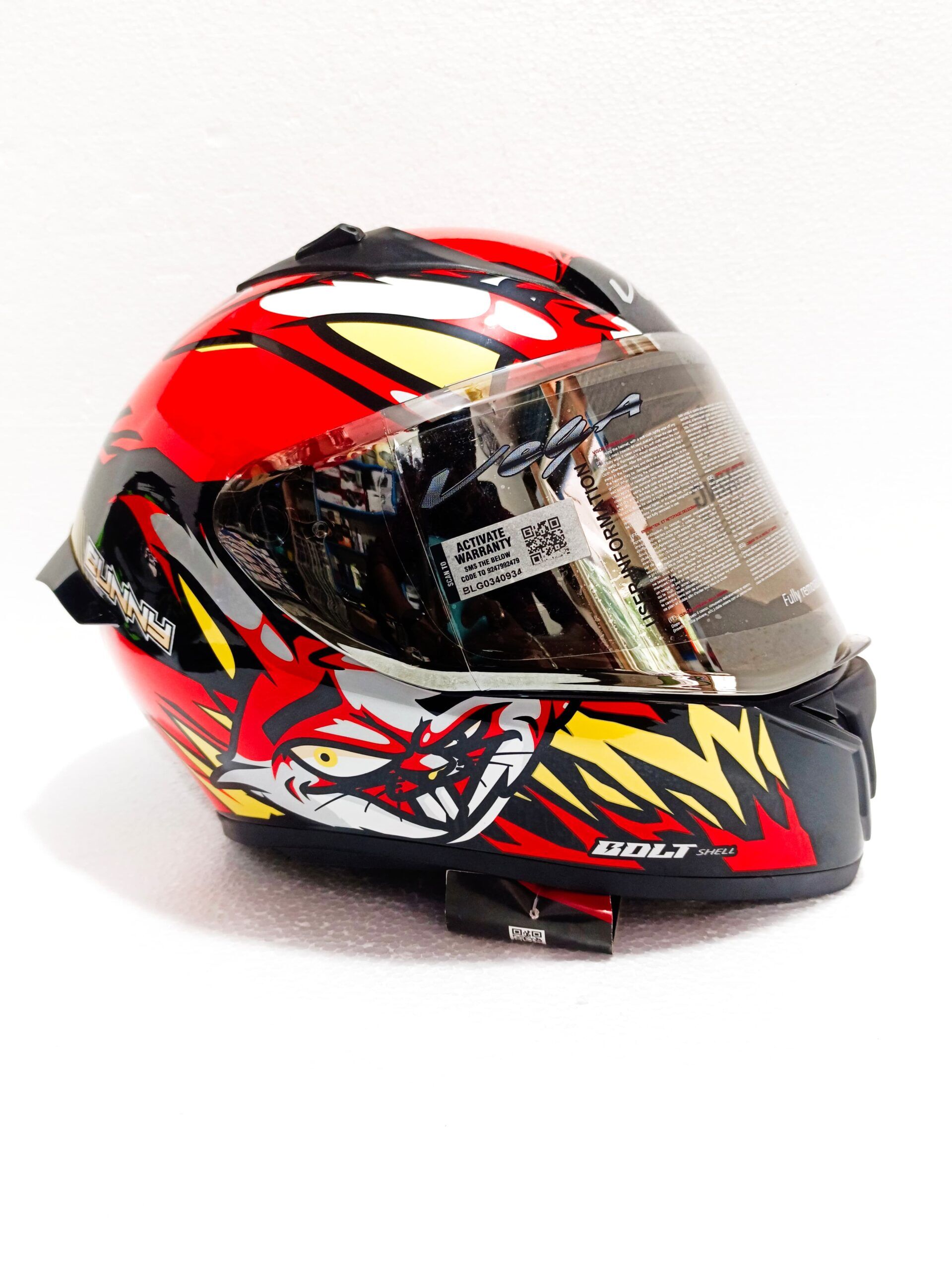 Vega Helmet- Red - Image 2