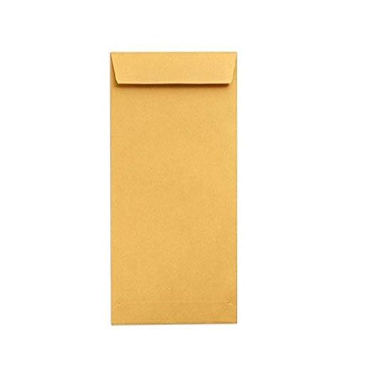 11 x 5 inch (Pack of 50), True-Ally Laminated Yellow Paper Cheque Size Envelope Ideal For Home Office Secure Mailing | Poly Laminated inside