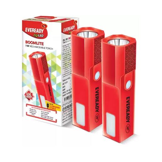 EVEREADY Boomlite Dl 85 1W LED Torch (Multicolor, 5 cm, Rechargeable)