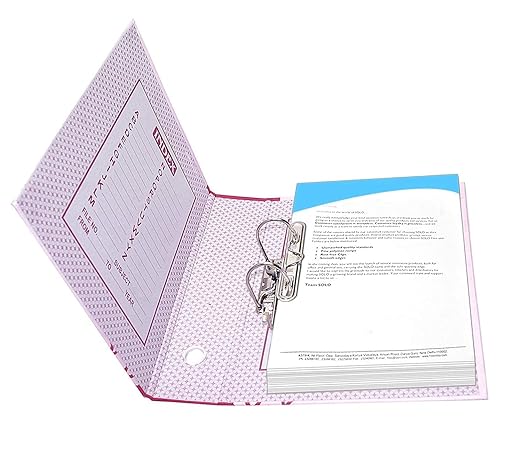 Files Cardboard A4 Documents File Storage File with Lever Arch Box File, Certificate Document - Image 2
