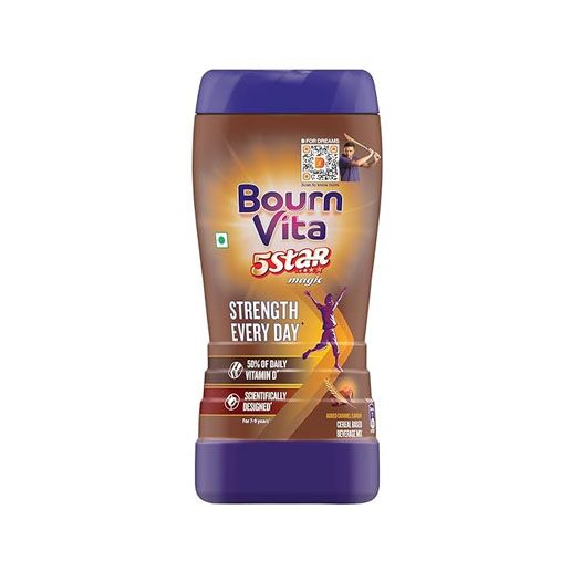 Cadbury Bournvita 5 Star Magic Nutrition Drink, 500 g Jar