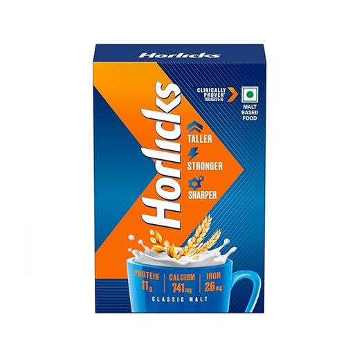 Horlicks Health & Nutrition Drink for Kids | Classic Malt Flavor | Supports Immunity & Holistic Growth (Pack of 2) - Image 3