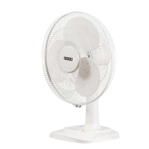 USHA Maxx Air 400MM High Speed Table Fan (White)
