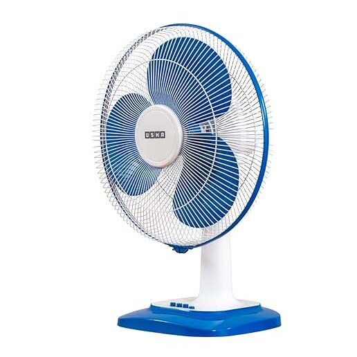 USHA Maxx Air 400MM High Speed Table Fan (Blue & White)